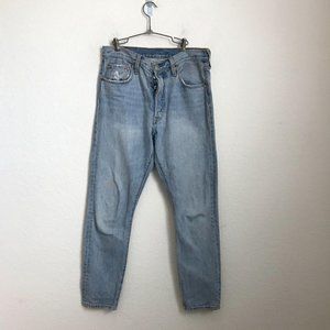 Levi's Light Blue Straight Leg Jeans